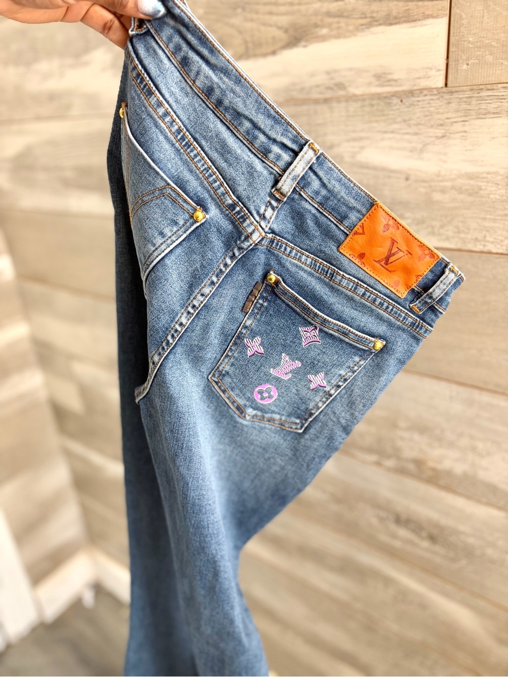 Custom Monogram Jeans